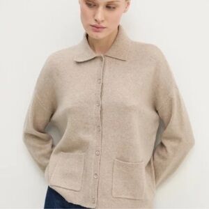 Abercrombie & Fitch Tan Knit Sweater